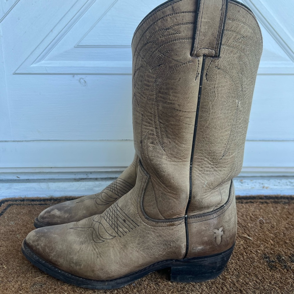 Frye Women's Tan Heeled Boots
